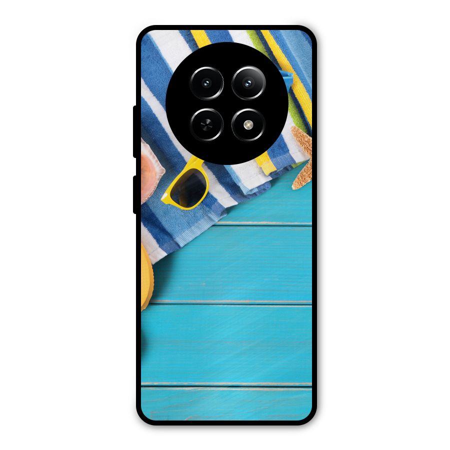 Beach Ready Metal Back Case for Realme Narzo 70x 5G