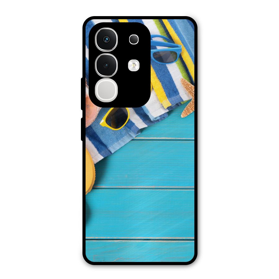 Beach Ready Metal Back Case for Vivo T4x