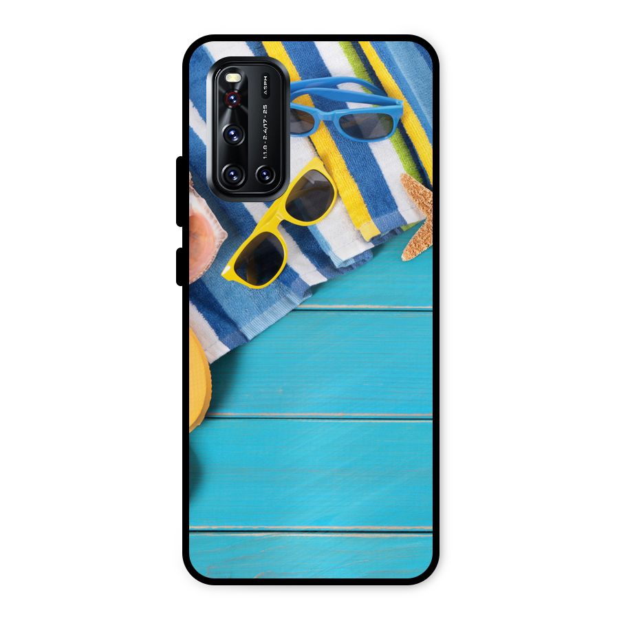 Beach Ready Metal Back Case for Vivo V19