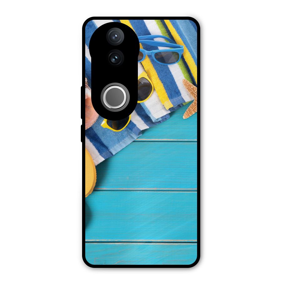 Beach Ready Metal Back Case for Vivo V50