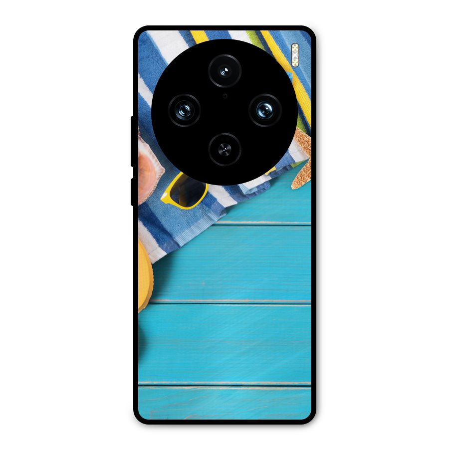 Beach Ready Metal Back Case for Vivo X100 Pro