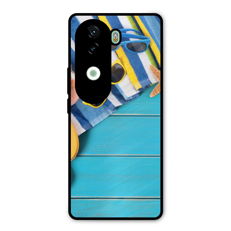 Beach Ready Metal Back Case for iQOO Z9s