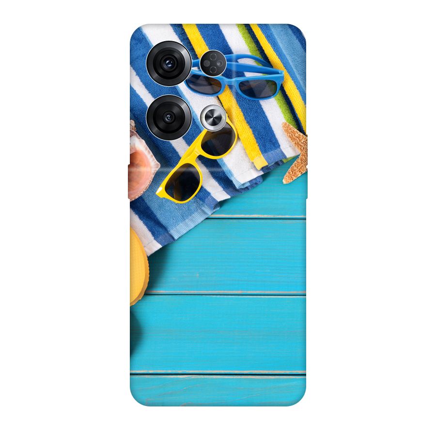 Beach Ready Original Polycarbonate Back Case for Oppo Reno8 Pro 5G