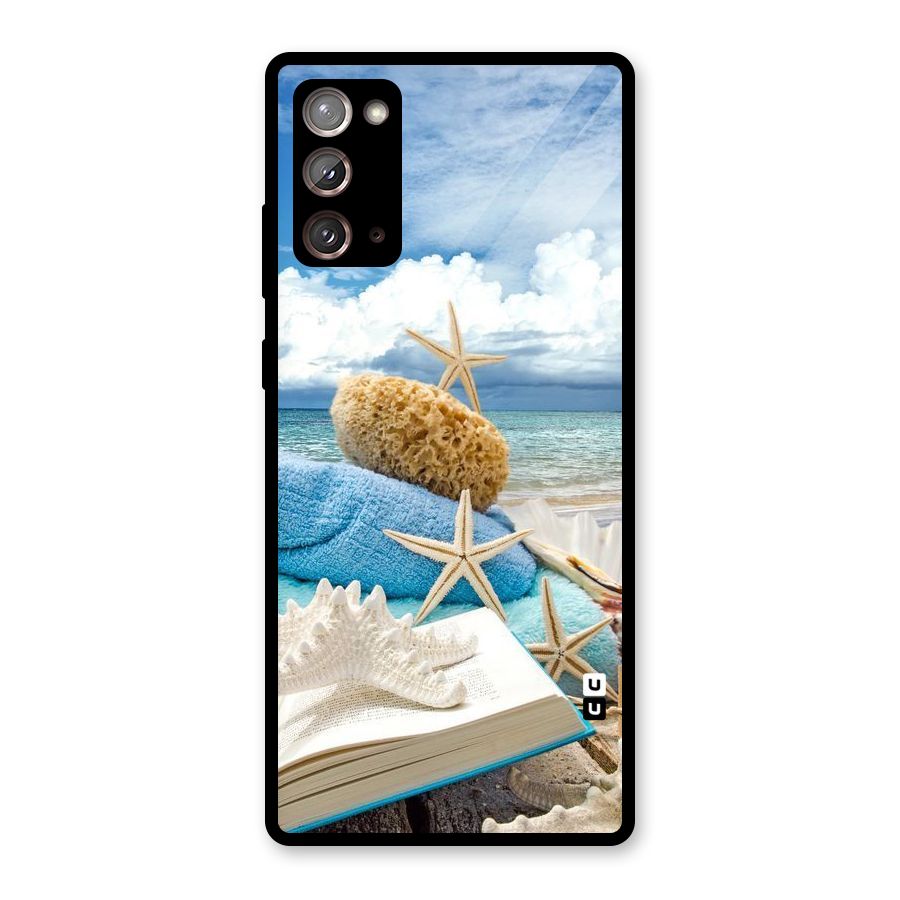 Beach Sky Glass Back Case for Galaxy Note 20