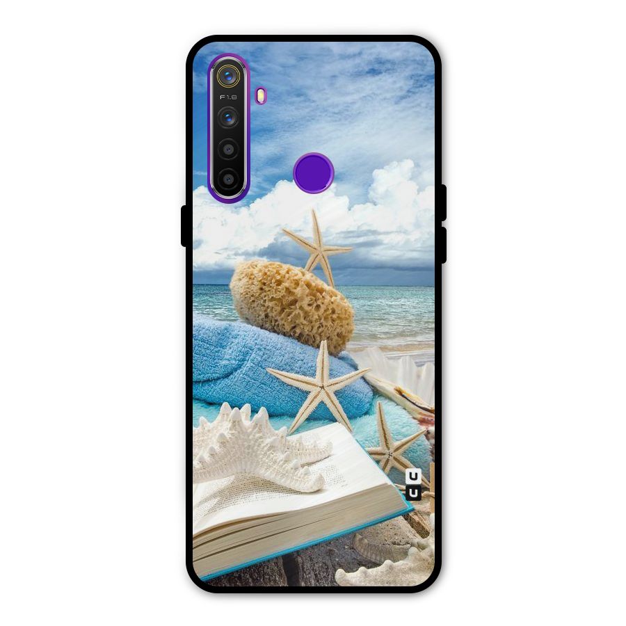 Beach Sky Glass Back Case for Realme 5s