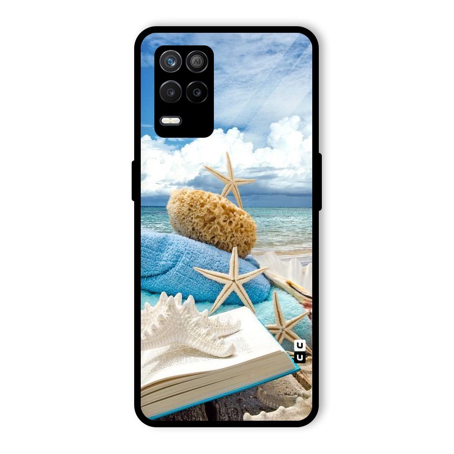 Beach Sky Glass Back Case for Realme 8s 5G