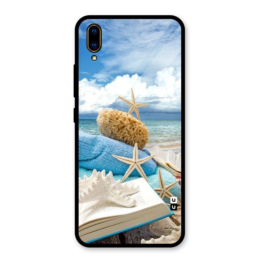 Beach Sky Glass Back Case for Vivo V11 Pro