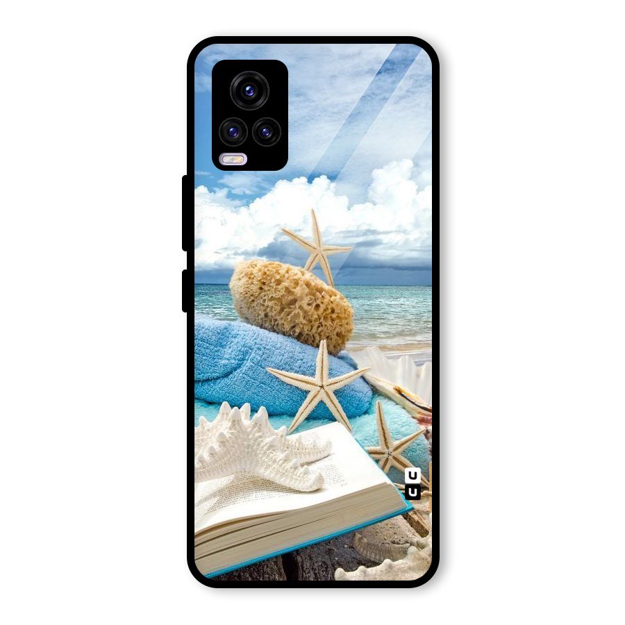 Beach Sky Glass Back Case for Vivo V20 2021