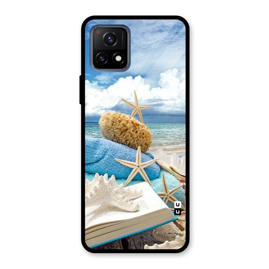 Beach Sky Glass Back Case for Vivo Y72 5G