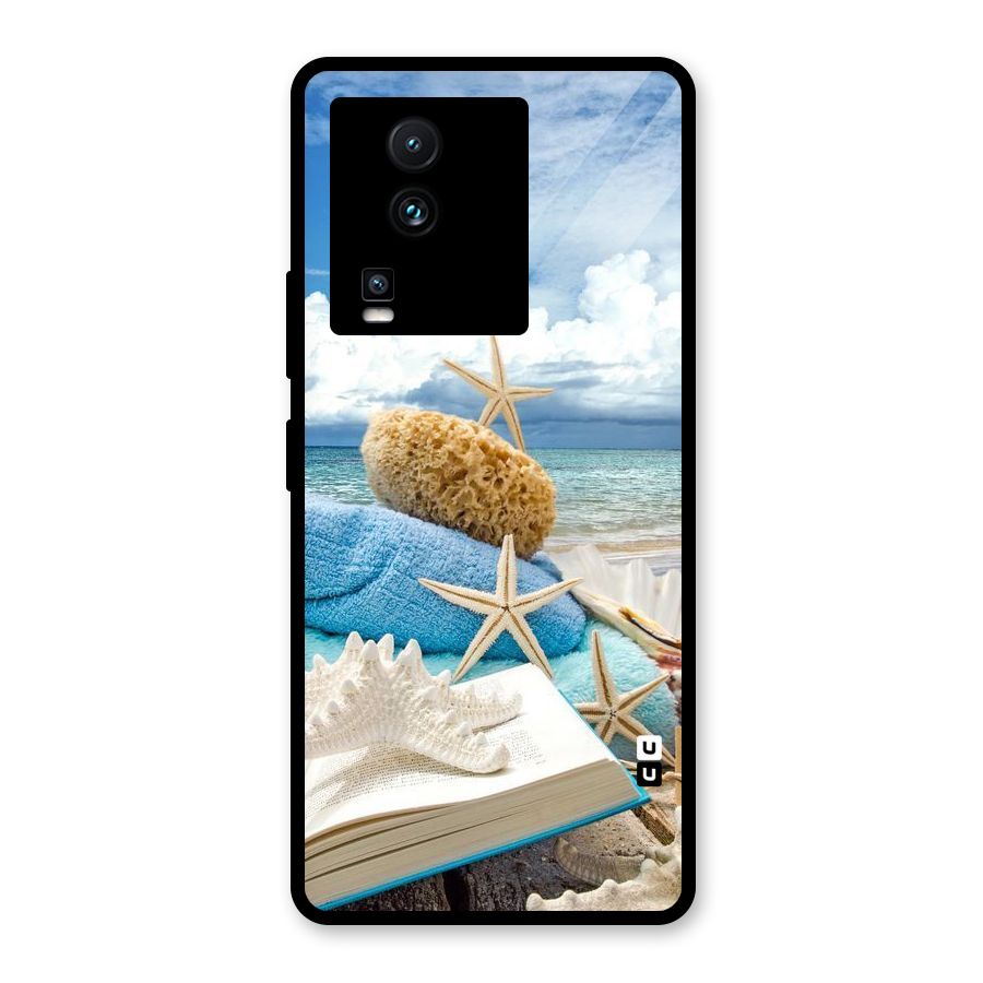 Beach Sky Glass Back Case for Vivo iQOO Neo 7