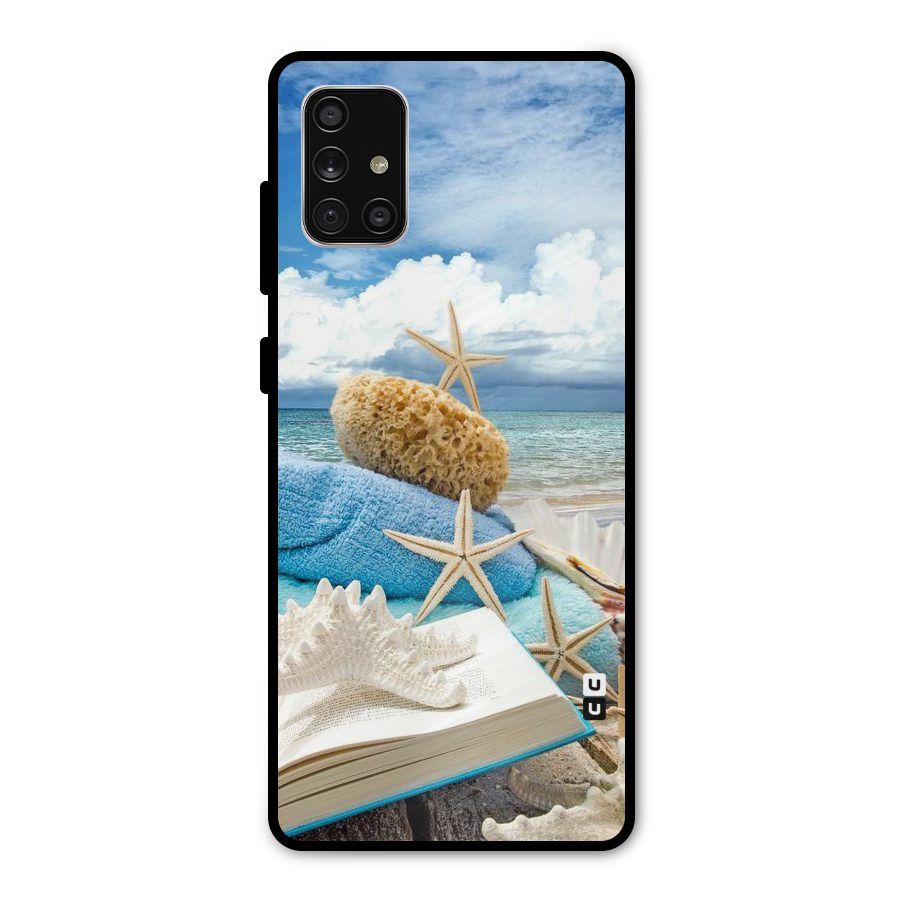 Beach Sky Metal Back Case for Galaxy A71