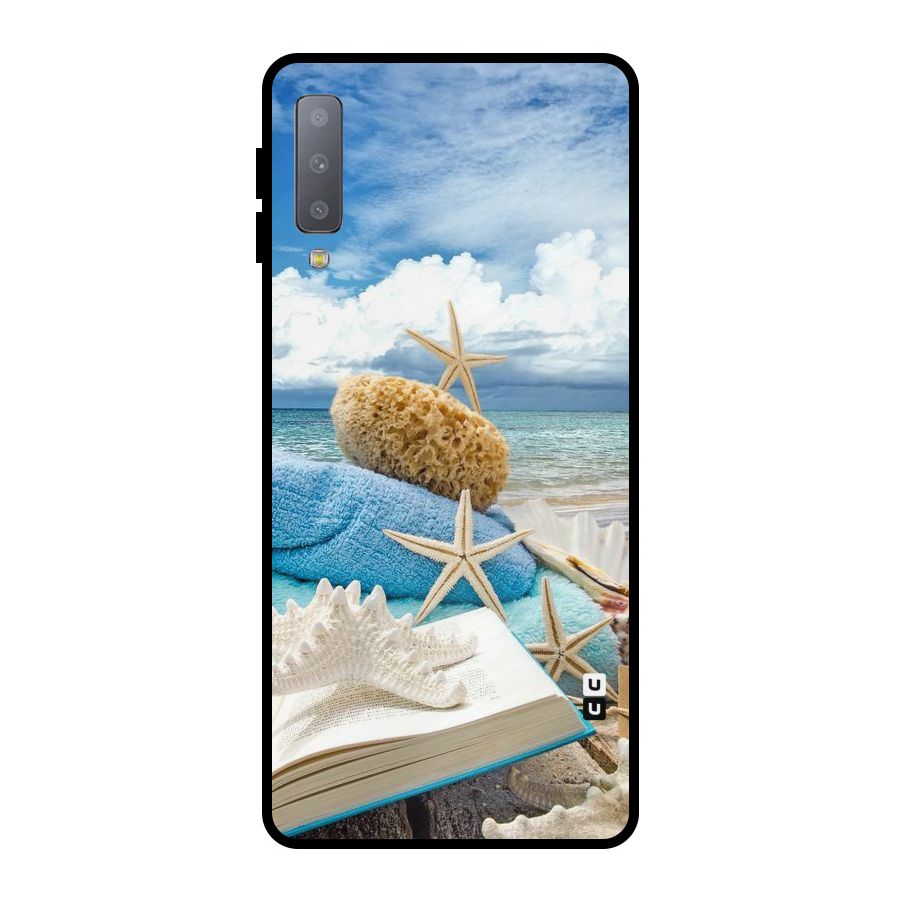 Beach Sky Metal Back Case for Galaxy A7 (2018)