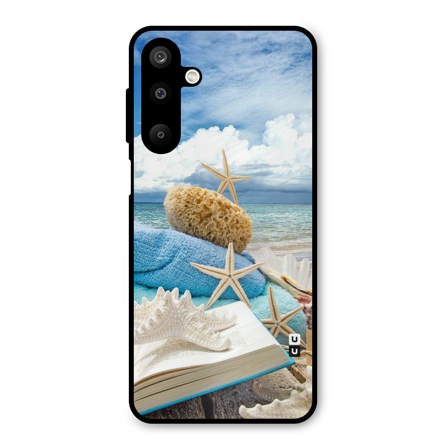 Beach Sky Metal Back Case for Galaxy M16