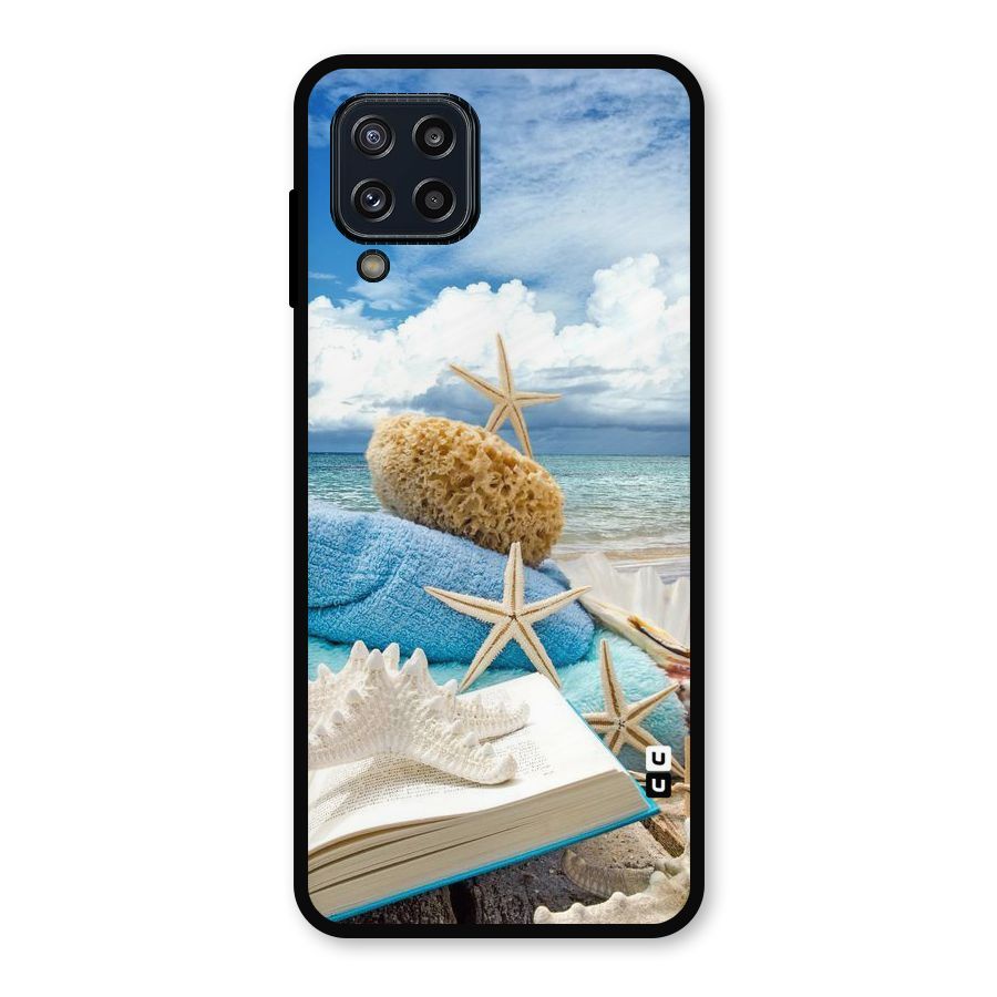 Beach Sky Metal Back Case for Galaxy M32