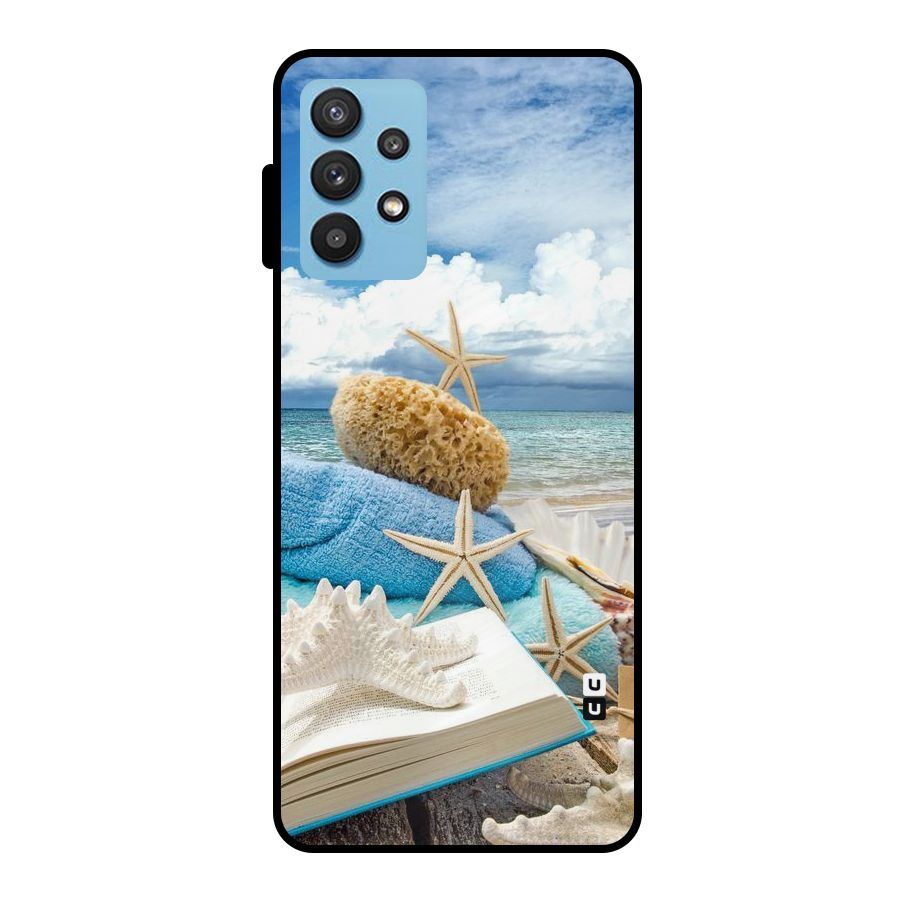 Beach Sky Metal Back Case for Galaxy M32 5G