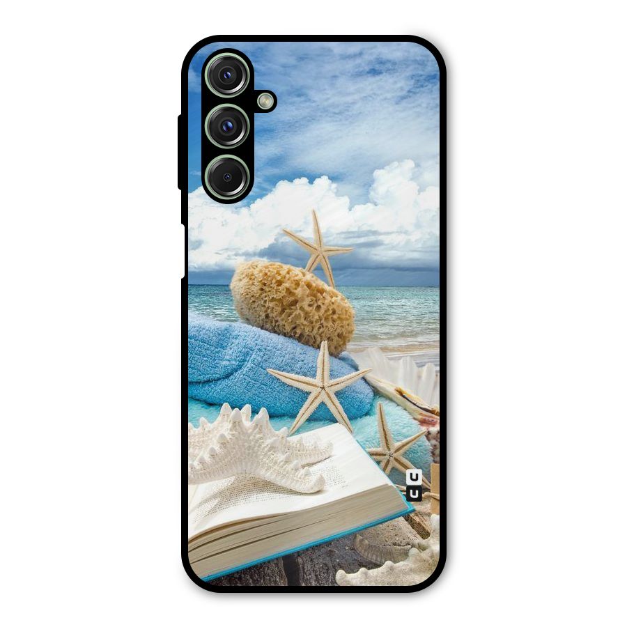 Beach Sky Metal Back Case for Galaxy M34