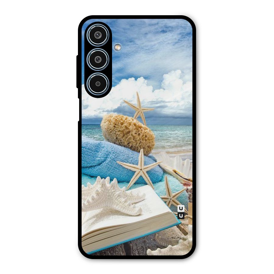 Beach Sky Metal Back Case for Galaxy M35