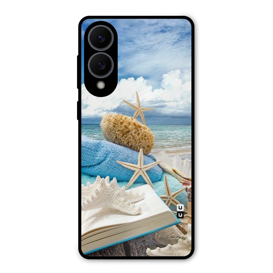 Beach Sky Metal Back Case for Galaxy S25 Edge
