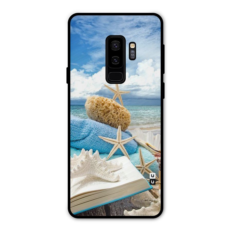 Beach Sky Metal Back Case for Galaxy S9 Plus
