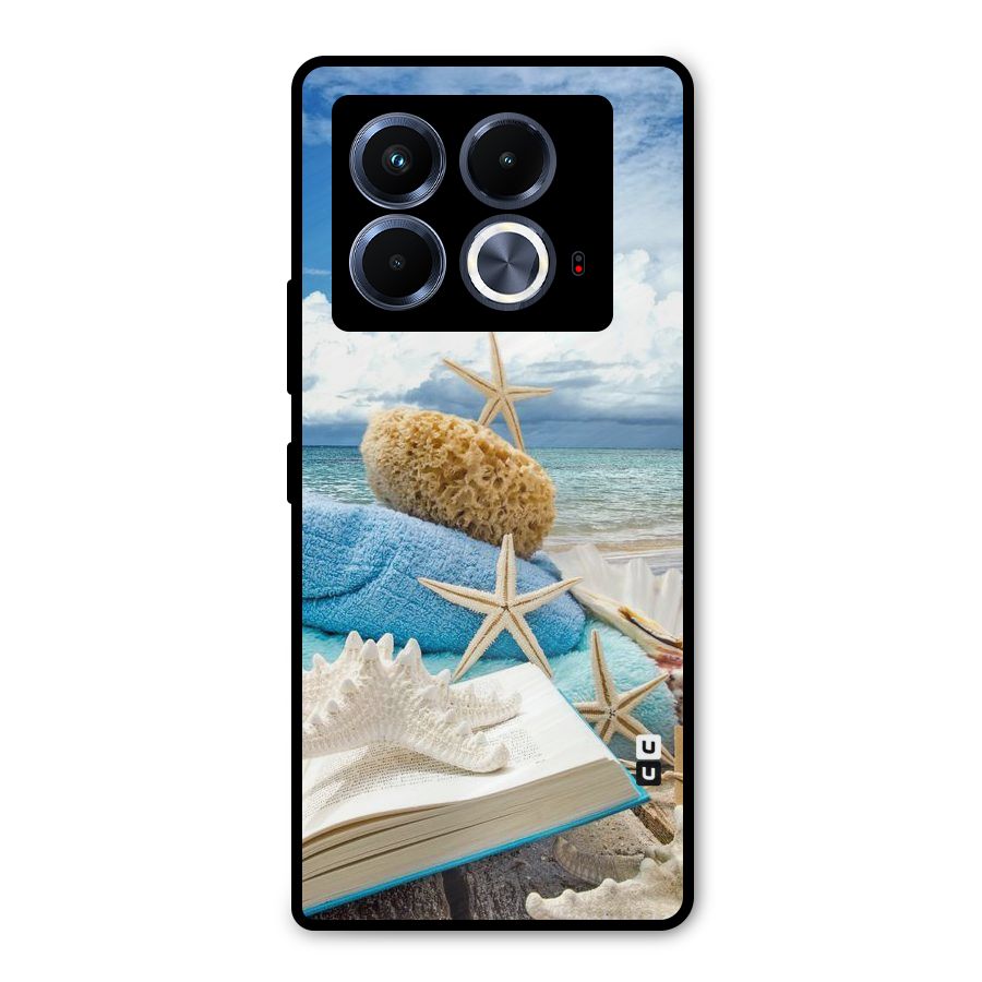 Beach Sky Metal Back Case for Infinix Note 40 5G
