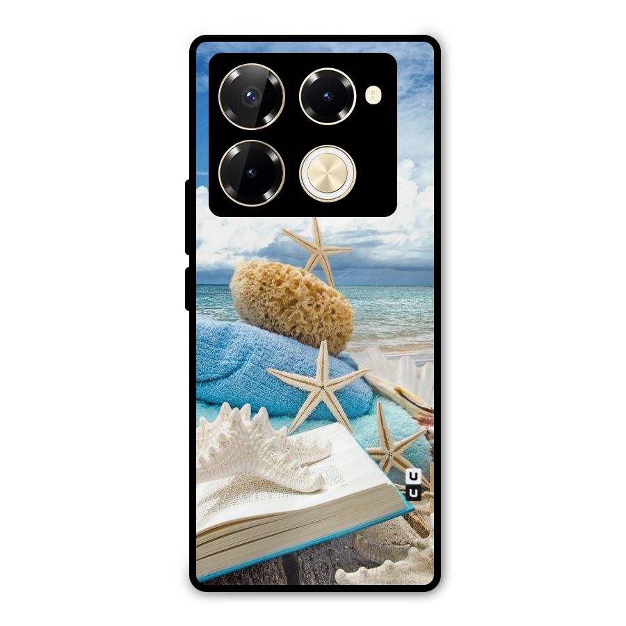 Beach Sky Metal Back Case for Infinix Note 40 Pro