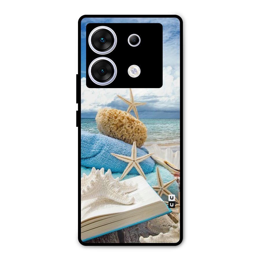 Beach Sky Metal Back Case for Infinix Zero 30 5G