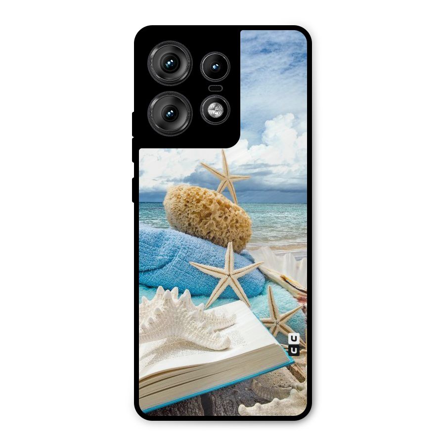 Beach Sky Metal Back Case for Motorola Edge 50 Pro