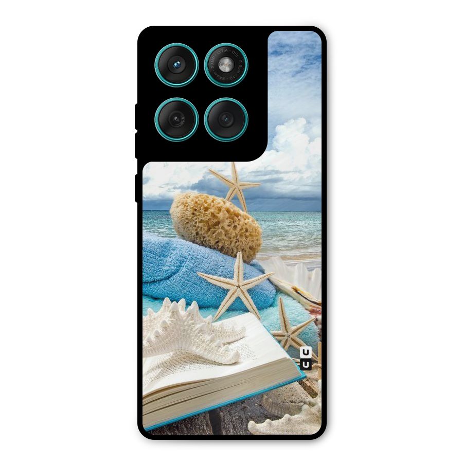 Beach Sky Metal Back Case for Motorola Edge 60