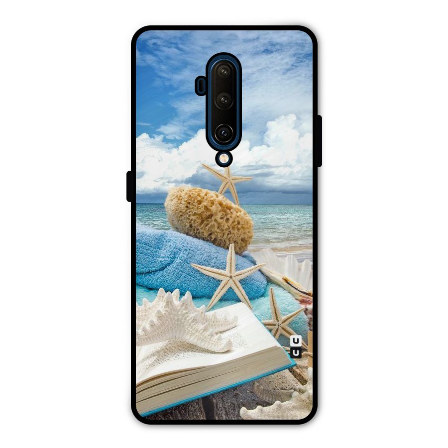 Beach Sky Metal Back Case for OnePlus 7T Pro