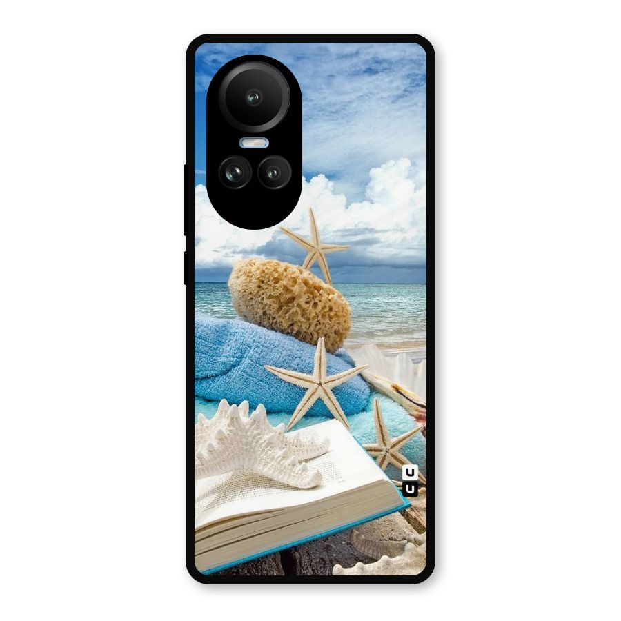 Beach Sky Metal Back Case for Oppo Reno10 Pro