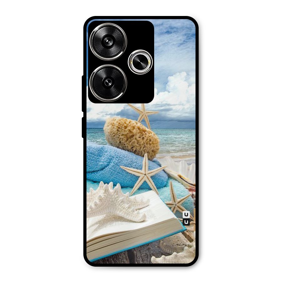 Beach Sky Metal Back Case for Poco F6