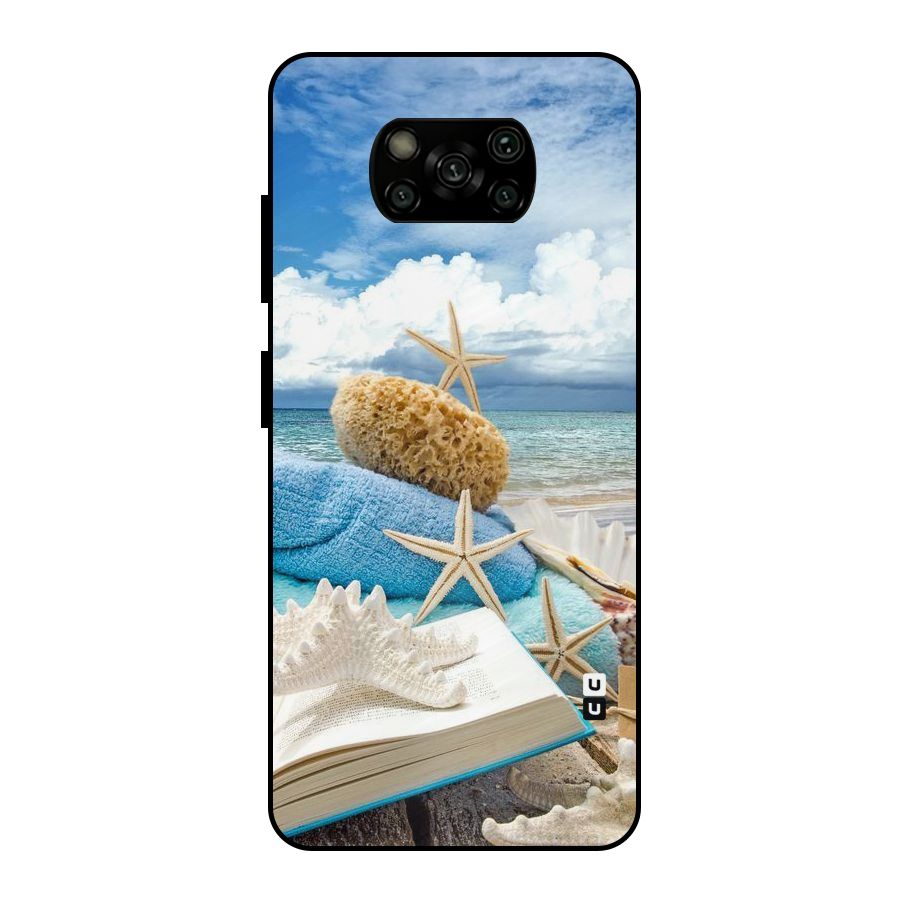 Beach Sky Metal Back Case for Poco X3