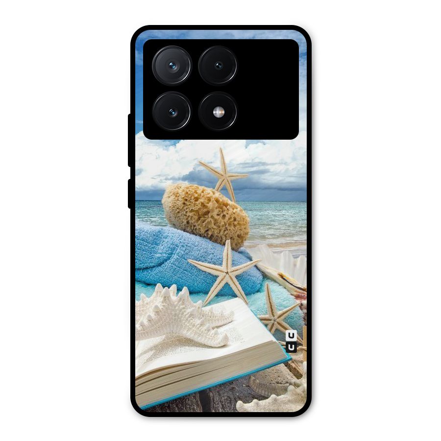 Beach Sky Metal Back Case for Poco X6 Pro