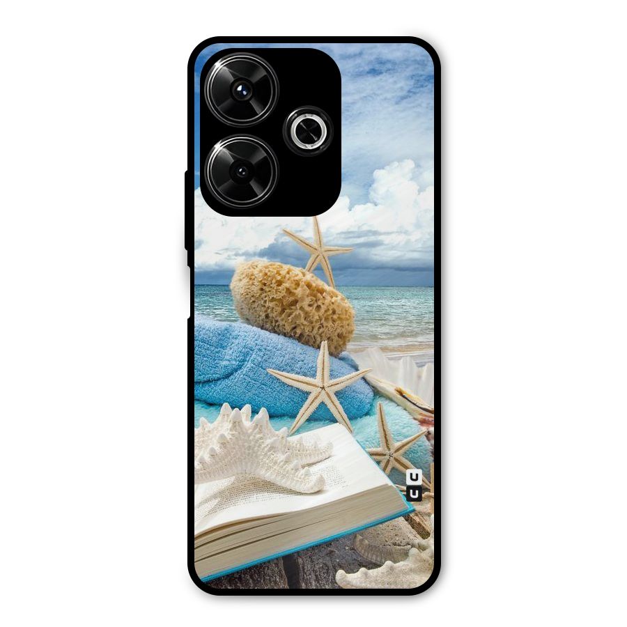 Beach Sky Metal Back Case for Redmi 13 5G