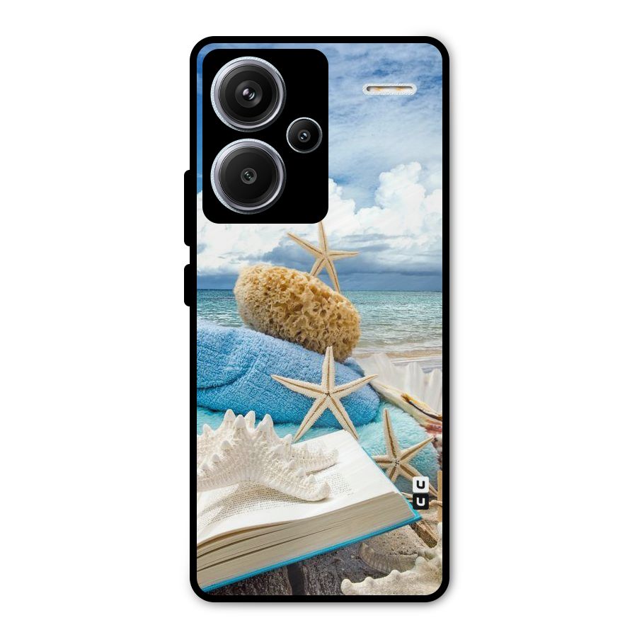 Beach Sky Metal Back Case for Redmi Note 13 Pro Plus