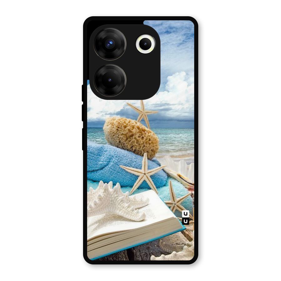 Beach Sky Metal Back Case for Tecno Camon 20 Pro