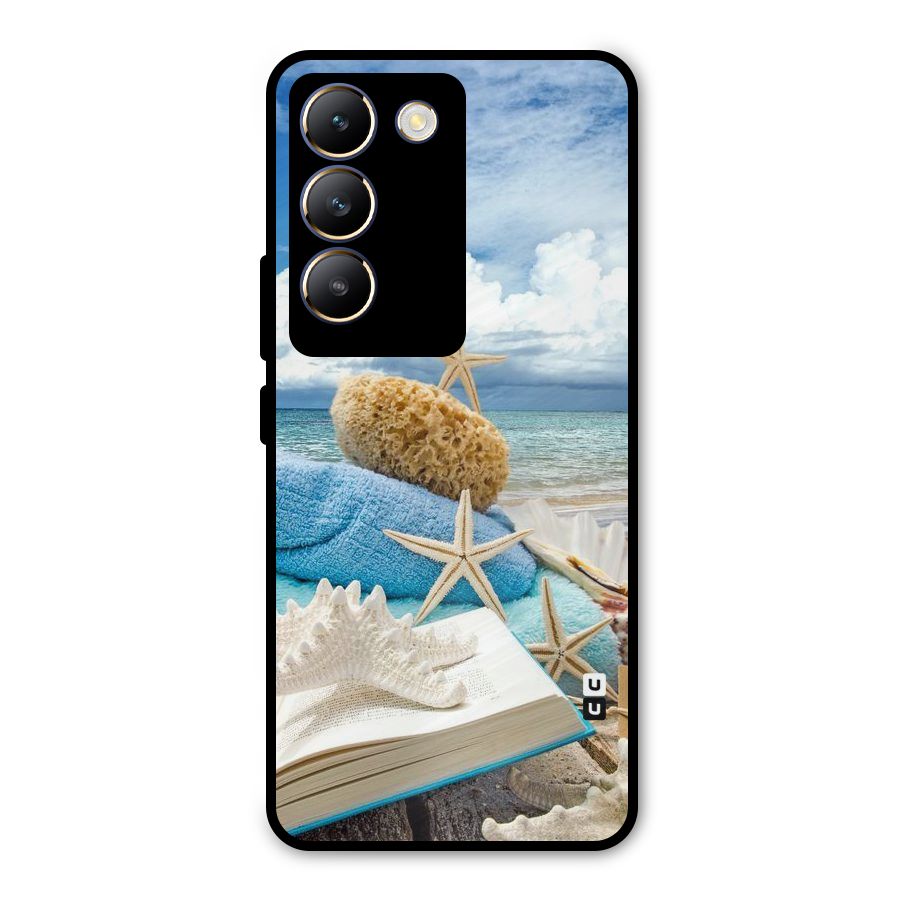 Beach Sky Metal Back Case for Vivo T3 5G