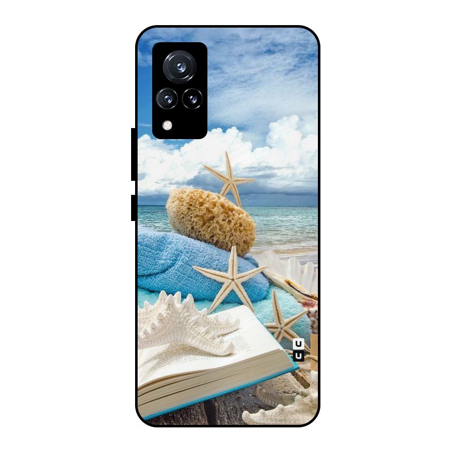 Beach Sky Metal Back Case for Vivo V21 5G