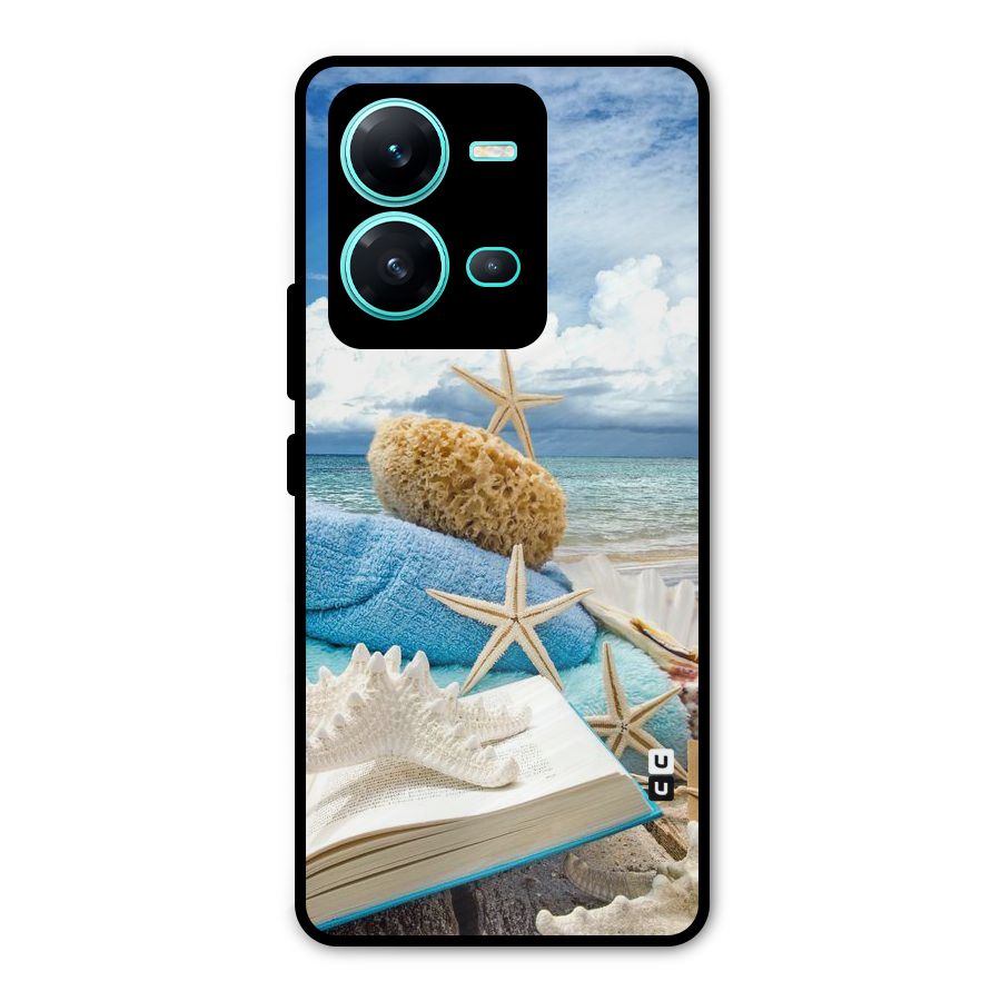 Beach Sky Metal Back Case for Vivo V25