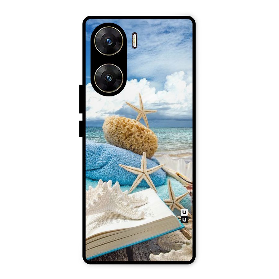 Beach Sky Metal Back Case for Vivo V29e