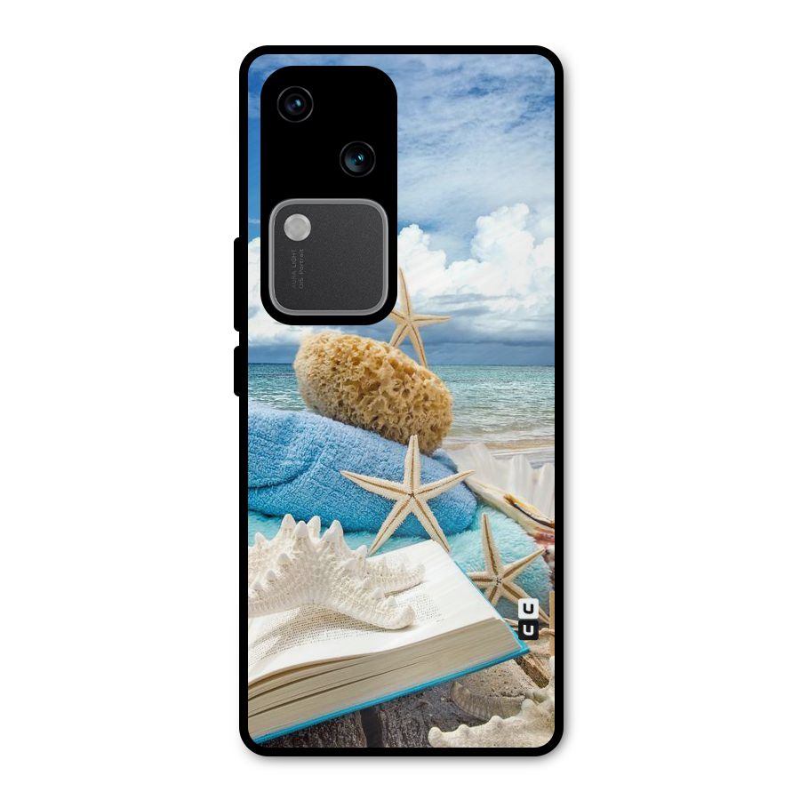 Beach Sky Metal Back Case for Vivo V30