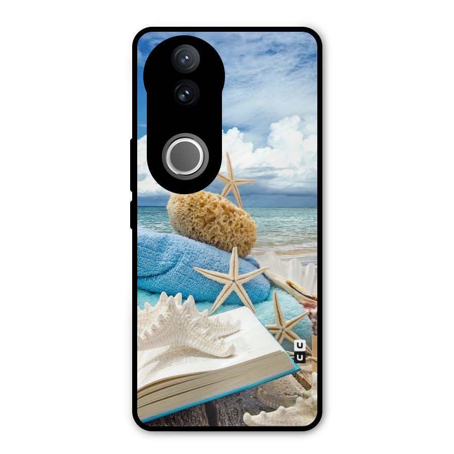 Beach Sky Metal Back Case for Vivo V50