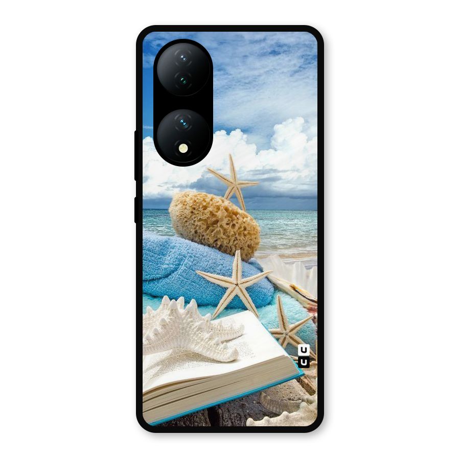 Beach Sky Metal Back Case for Vivo Y100a