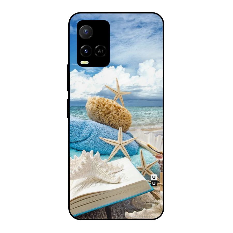 Beach Sky Metal Back Case for Vivo Y21 2021