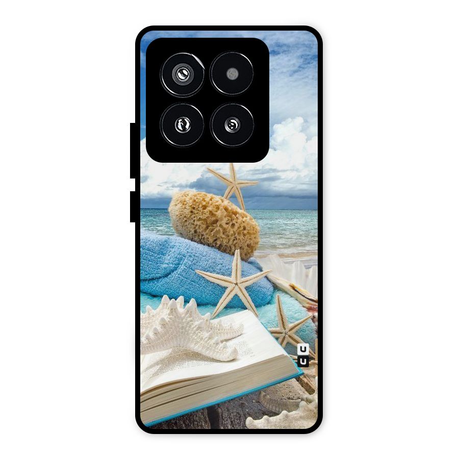 Beach Sky Metal Back Case for Xiaomi 14 Pro