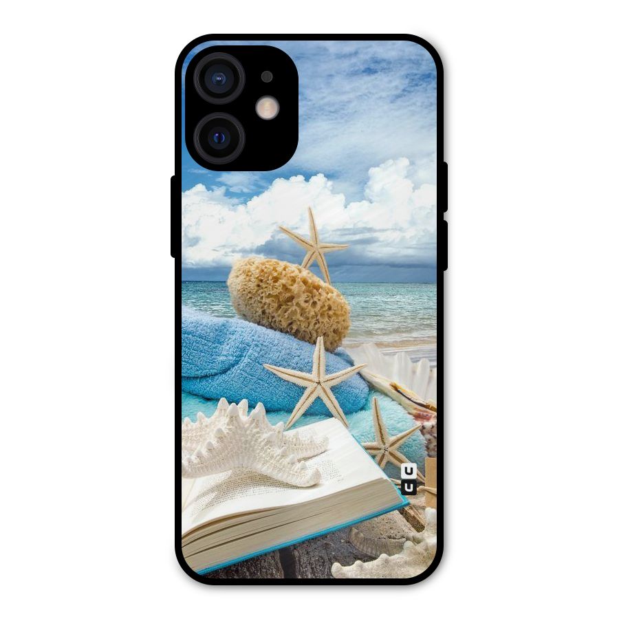 Beach Sky Metal Back Case for iPhone 12 Mini