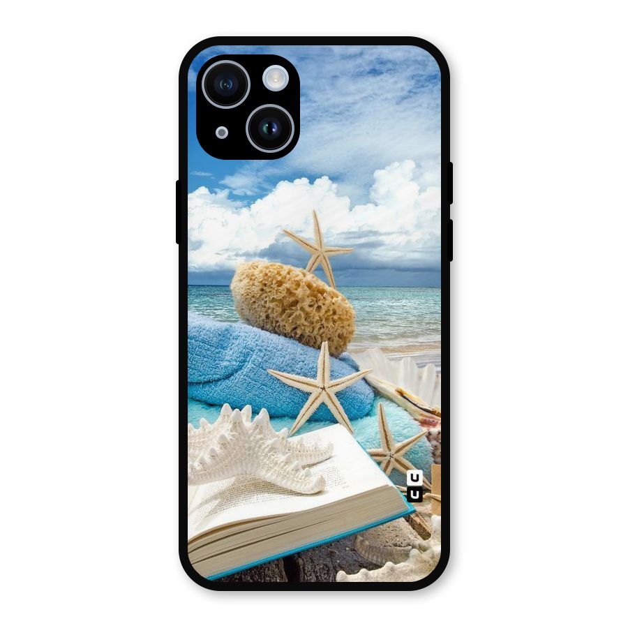 Beach Sky Metal Back Case for iPhone 14