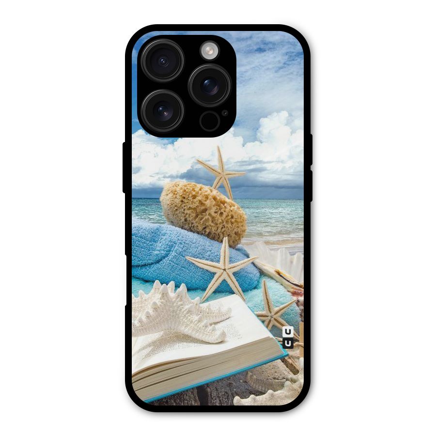 Beach Sky Metal Back Case for iPhone 16 Pro