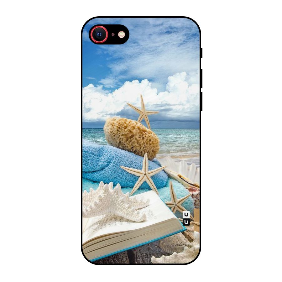 Beach Sky Metal Back Case for iPhone SE 2022