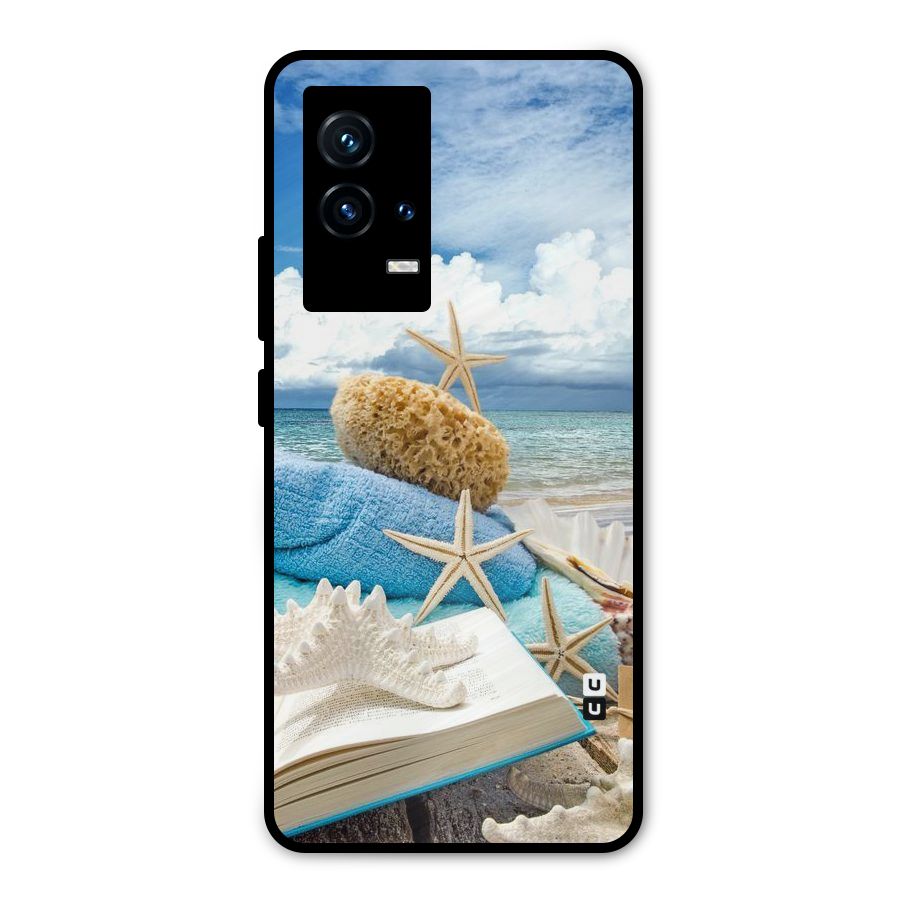 Beach Sky Metal Back Case for iQOO 9 5G